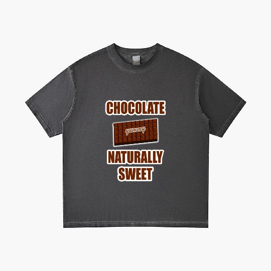 Chocolate Naturally Sweet Bar Gradient T Shirts