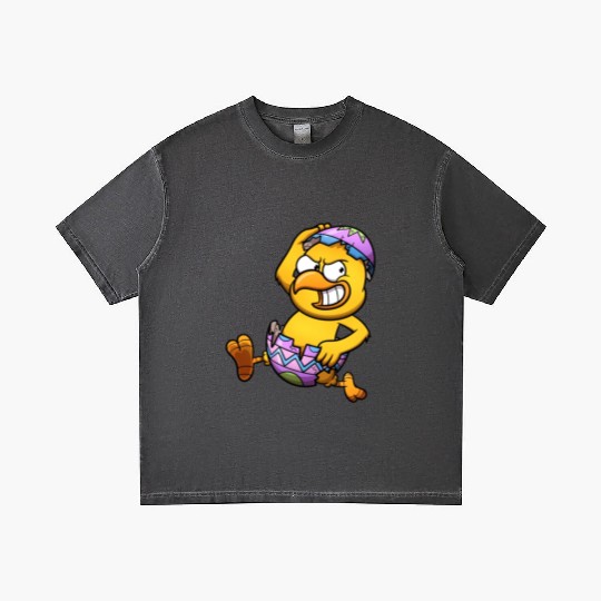 Running Little Chick In An Easter Egg Gradient T Shirts