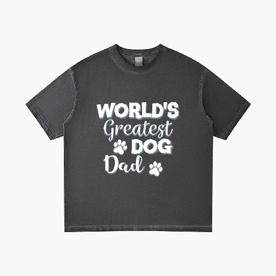 World's Best Dog Dad Gradient T Shirts