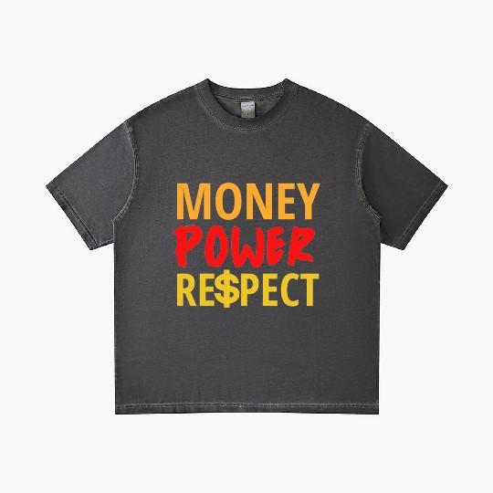 Money Power Respect Gradient T Shirts
