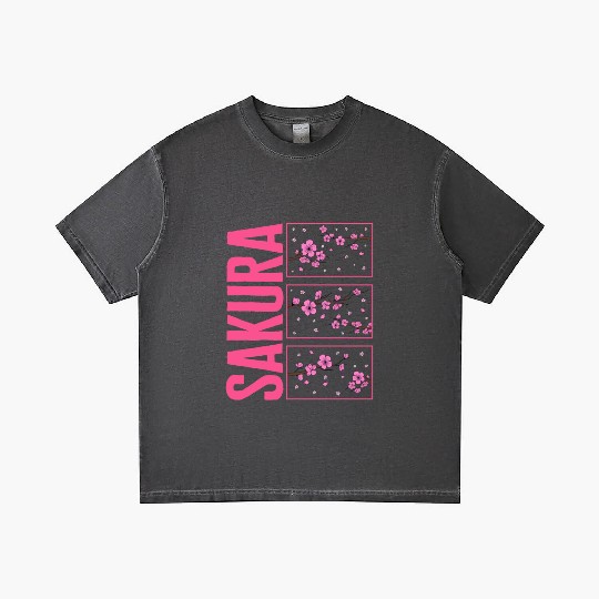 Cherry Blossom Gradient T Shirts, Sakura Kawaii Pop Culture