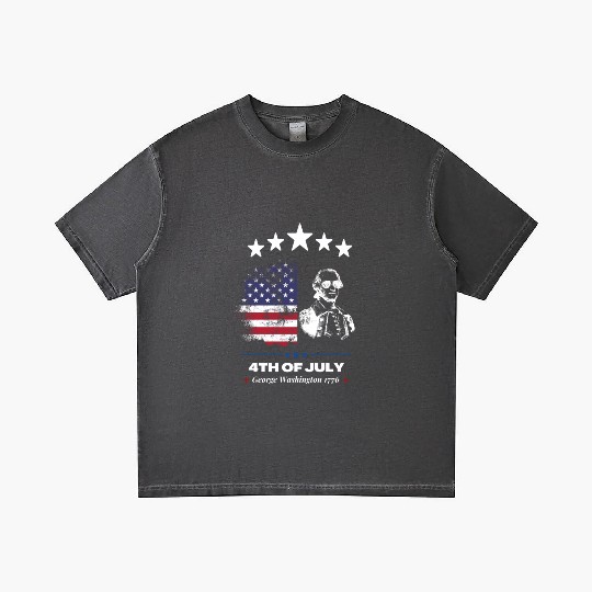 Happy 4th Of July Suck England George Washington Gradient T Shirts