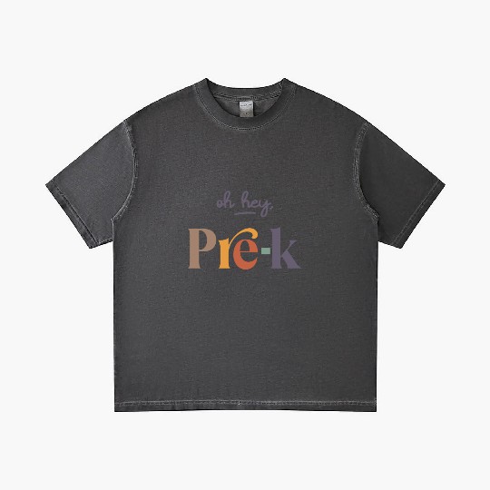 Oh Hey Pre-K Teacher Student Preschool First Day Gradient T Shirts