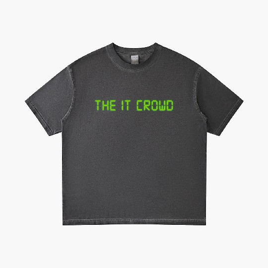 The IT Crowd Green nature Gradient T Shirts