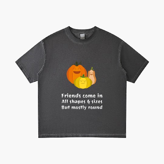 Halloween Vegetable Friends Gradient T Shirts