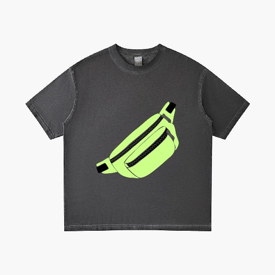 Lime Green Fanny Pack Illustration Gradient T Shirts