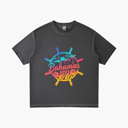 Bahamas Cruise 2023 Family Friends Group Vacation Gradient T Shirts