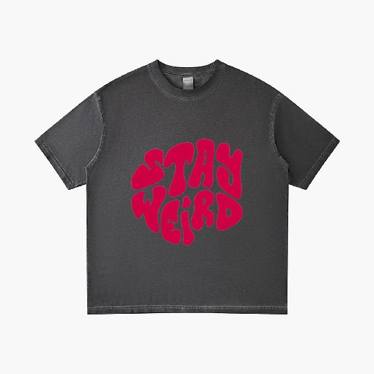 Stay Weird Gradient T Shirts