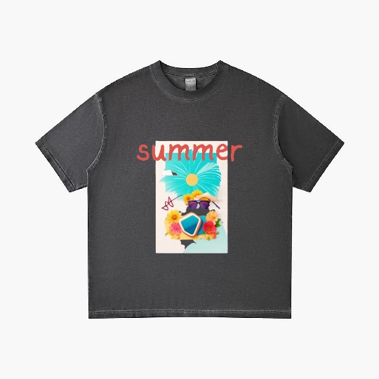 Summer Vibes Gradient T Shirts - Embrace the Sun with Style