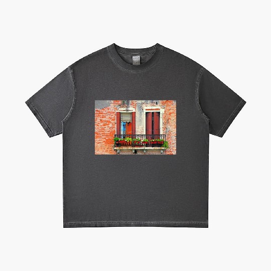 Windows of Venice Italy 9771 Gradient T Shirts