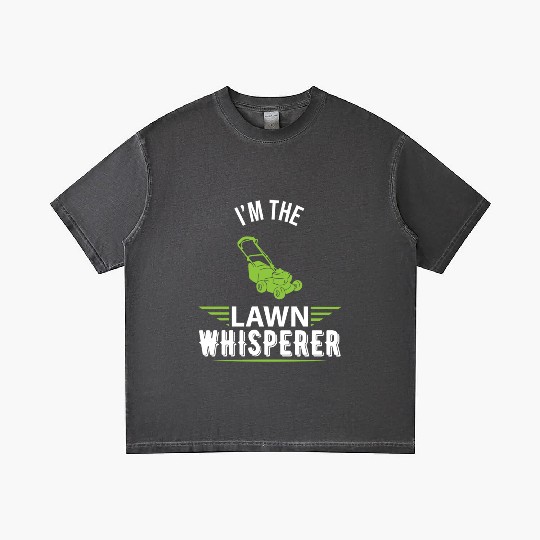 I m The Lawn Whisperer Funny Lawn Mowing Gardening Gradient T Shirts