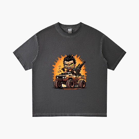 Crazy post apocalyptic boy Gradient T Shirts