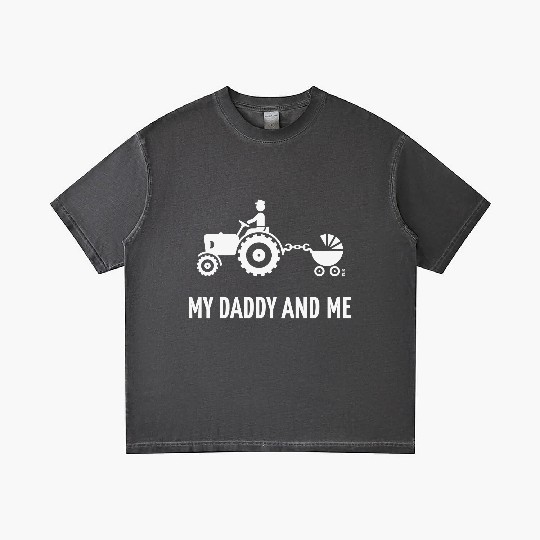 My Daddy And Me (Tractor & Stroller / Buggy / W) Gradient T Shirts