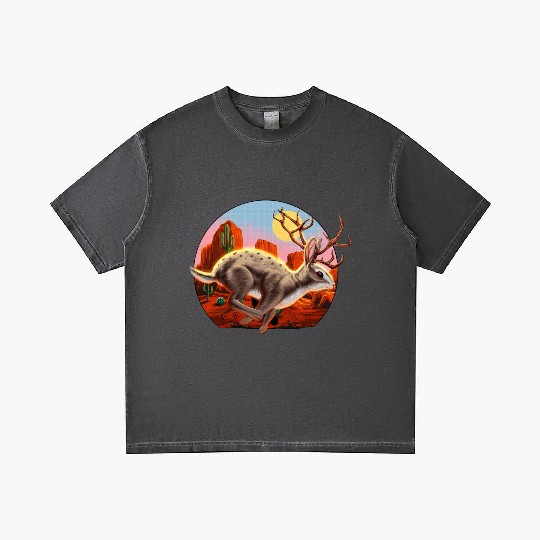 Jackalope Cryptid Rabbit Gradient T Shirts