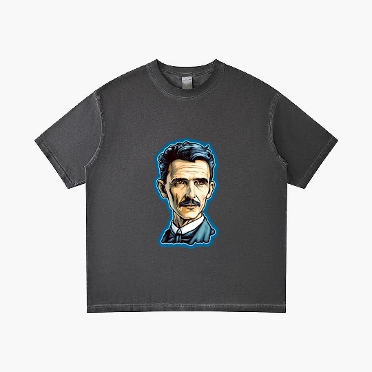 Nikola Tesla Physics Nerd Geek Gradient T Shirts