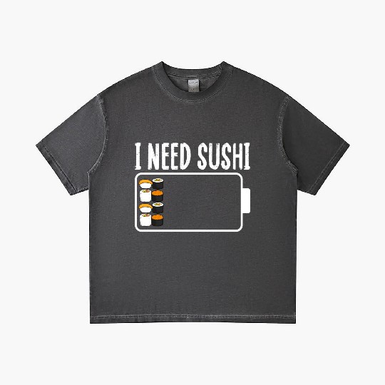 Sushi low battery funny cool Gradient T Shirts