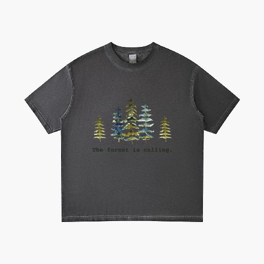 The Forest Is Calling Nature Lovers Gradient T Shirts