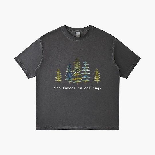 The Forest is calling Nature Lovers Gradient T Shirts