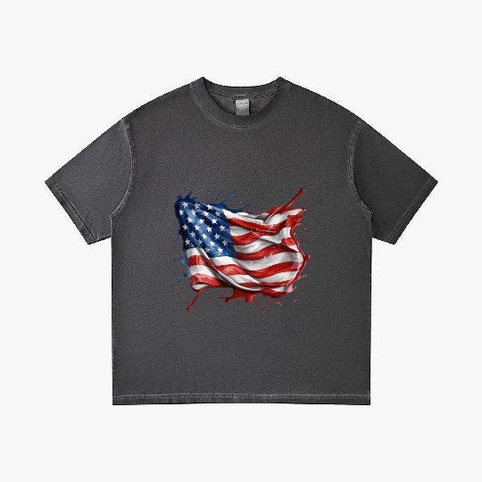 American Flag Gradient T Shirts