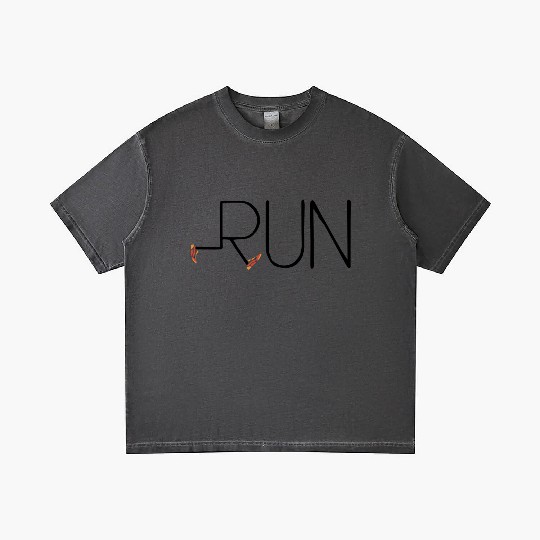 Running Motivation funny Gradient T Shirts