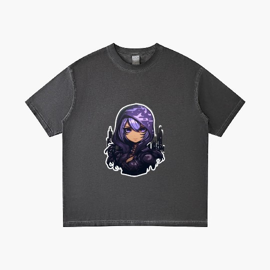 Cartoon Assassin Camouflage Gradient T Shirts
