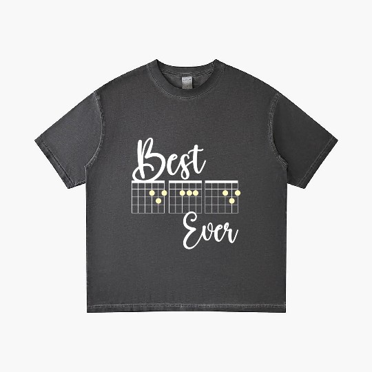 Best Dad Ever Guitar Dad Gradient T Shirts