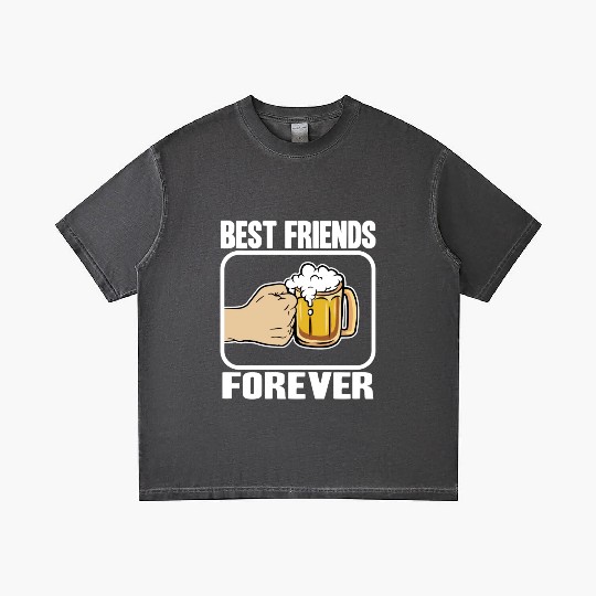 Best Beer Friends Forever Funny Alcohol Buddy Gradient T Shirts