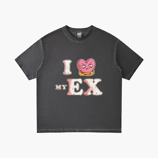 Funny I Heart My Ex GF I Love My Ex Girlfriend Gradient T Shirts