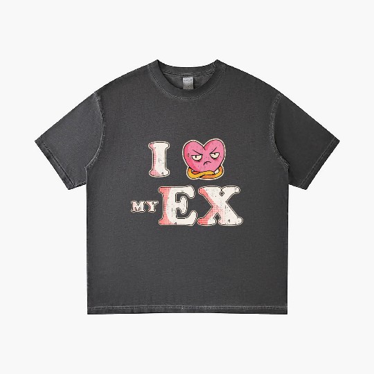 Funny I Heart My Ex GF I Love My Ex Girlfriend Gradient T Shirts
