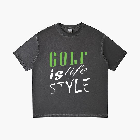 Golf Is Life Style Gradient T Shirts