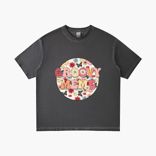GROOVY MEME Gradient T Shirts