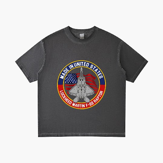 F 22 Raptor Made in USA Gradient T Shirts