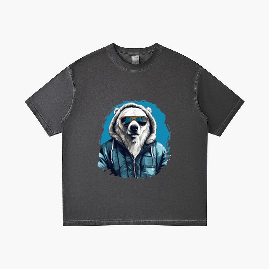 Street Style Polar Bear | Polar Bear Lovers Gradient T Shirts