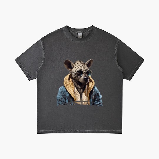 Street Style Spotted Hyena | Hyena Lovers Gradient T Shirts