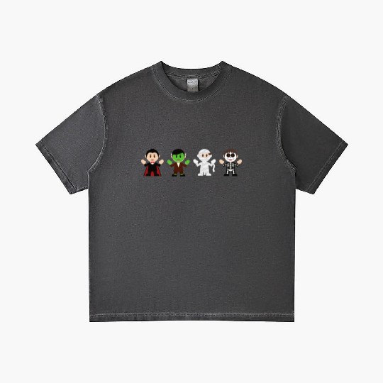 Dracula, Mummy, Skeleton Gradient T Shirts