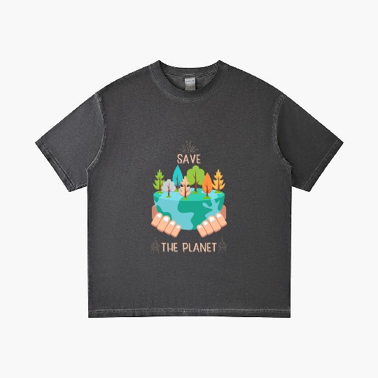 Save the earth Gradient T Shirts