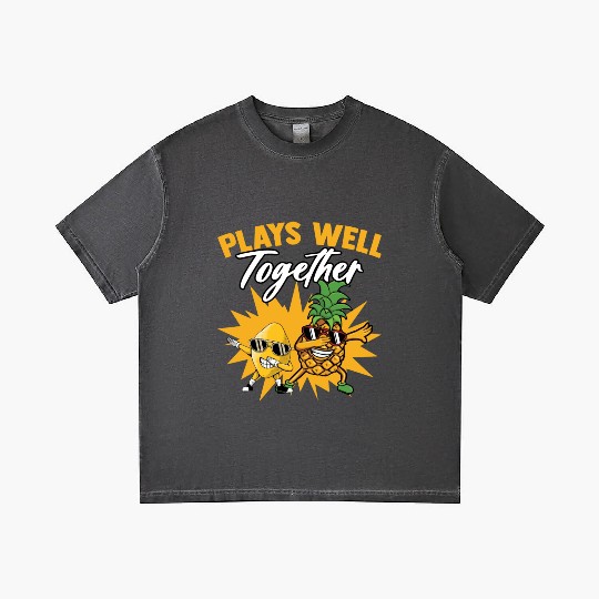 Pineapple And Lemon Plays Well Together A Sweet Gradient T Shirts