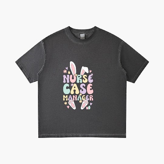 Nurse Case Ager Easter Bunny Case Aget Easter Gradient T Shirts