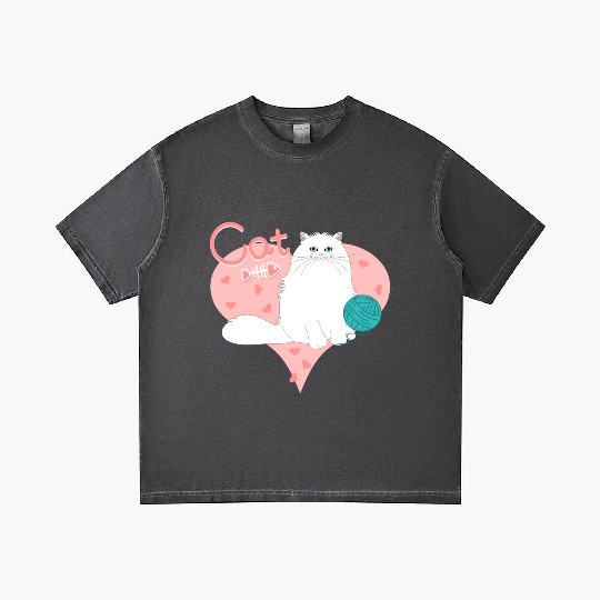 Love Persian Cat Gradient T Shirts