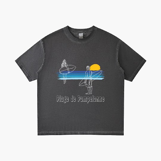 Plage De Pampelonne Saint Tropez Surfing Beach Gradient T Shirts