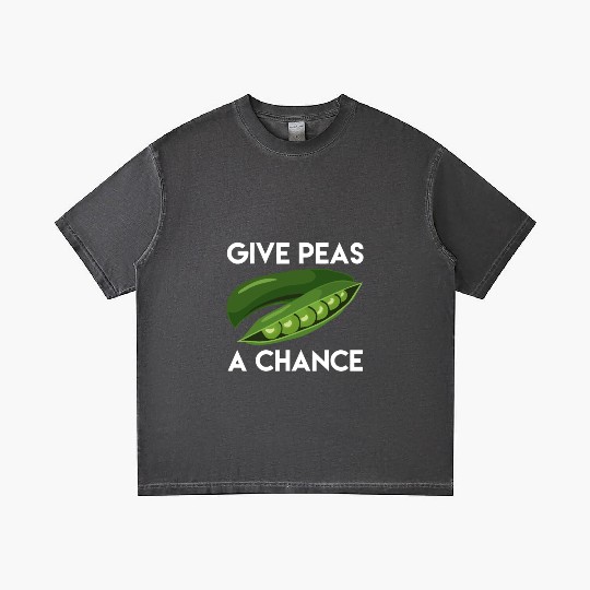 World Peas/Peace - Give Peas A Chance Earth Dayeat Gradient T Shirts