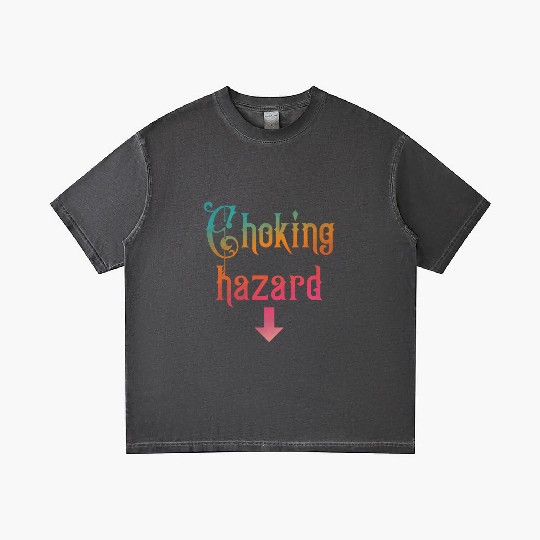 Choking hazard down arrow Gradient T Shirts