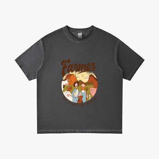 Farmer We Feed The World Gradient T Shirts