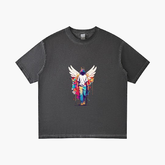 Angel with no face Gradient T Shirts