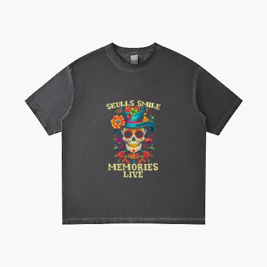 Dia De Los Muertos Sugar Skull Mexican Holiday Gradient T Shirts