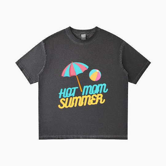 HOT MOM SUMMER Gradient T Shirts