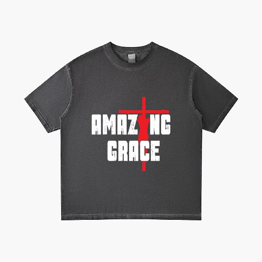 Amazing Grace Love Jesus Christian Christmas Gradient T Shirts