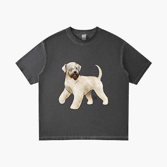Dog Soft Coated Wheaten Terrier Irish Cream Gradient T Shirts