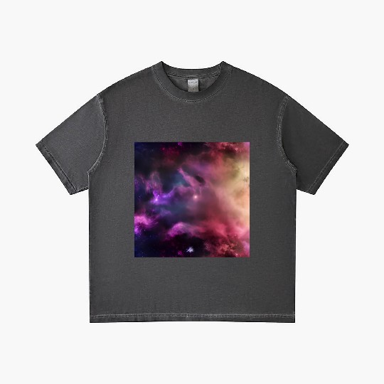 Galaxy nebula abstract design Gradient T Shirts