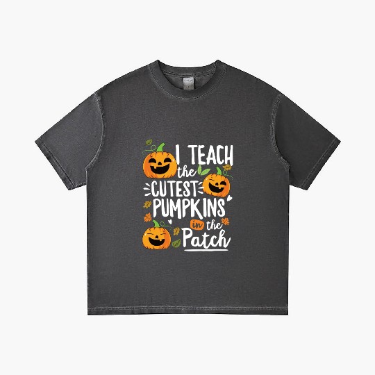 Teacher Halloween Pre K Teacher Kindergarten Gradient T Shirts